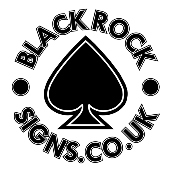 Black Rock Signs Logo PNG Vector