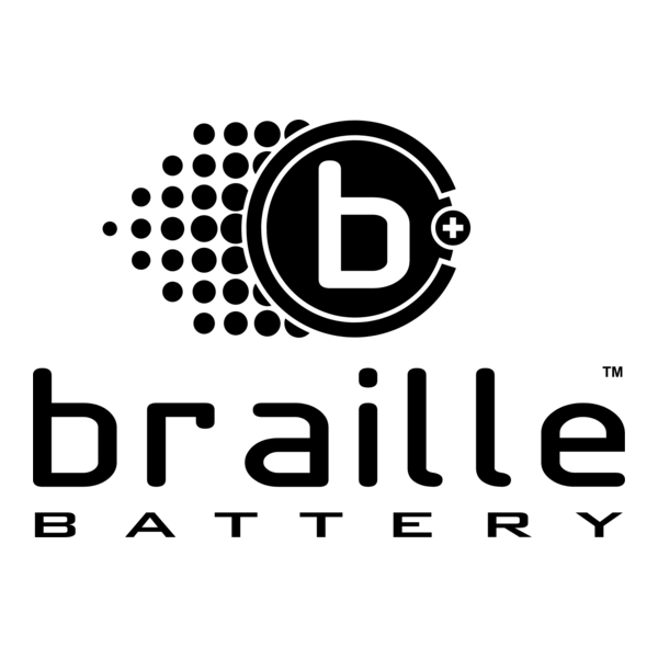 Braille Battery Logo PNG Vector