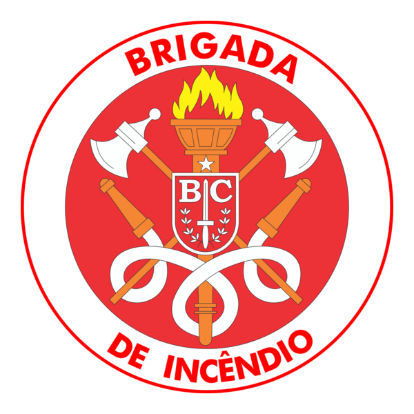 Brigada de Incêndio Bombeiro Profissional Civil Logo PNG Vector