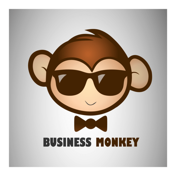 Business monkey Logo PNG Vector