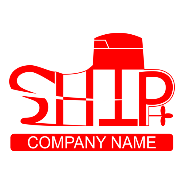 Creative Ship Logo PNG Vector
