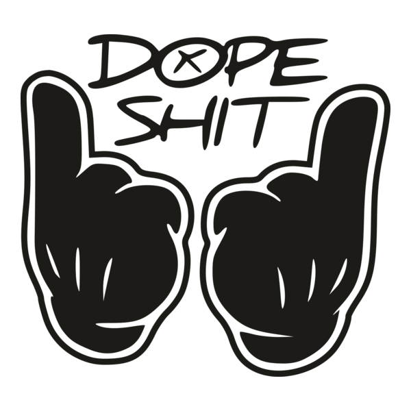 Dope Shit Logo PNG Vector