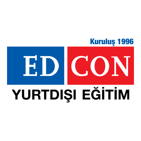 Edcon Yurtdışı Eğitim Logo PNG Vector