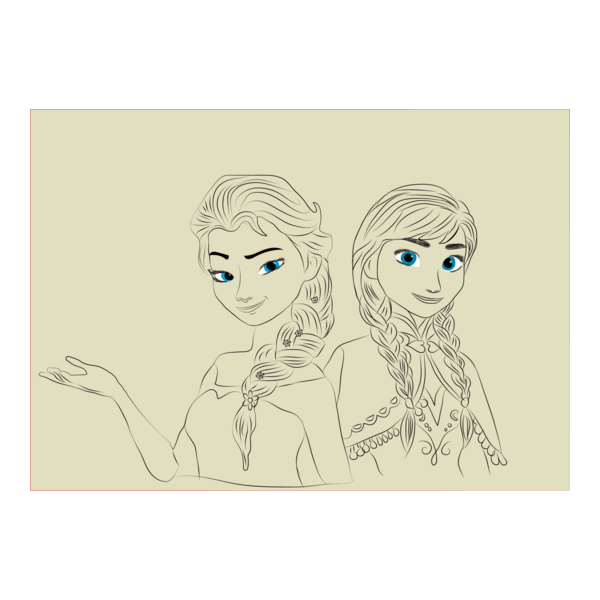 elsa anna Logo PNG Vector