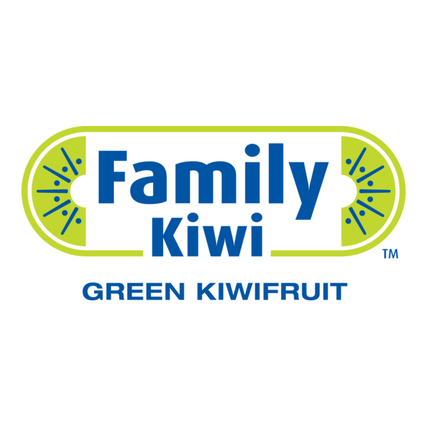Family Kiwi Green Kiwifruit Logo PNG Vector