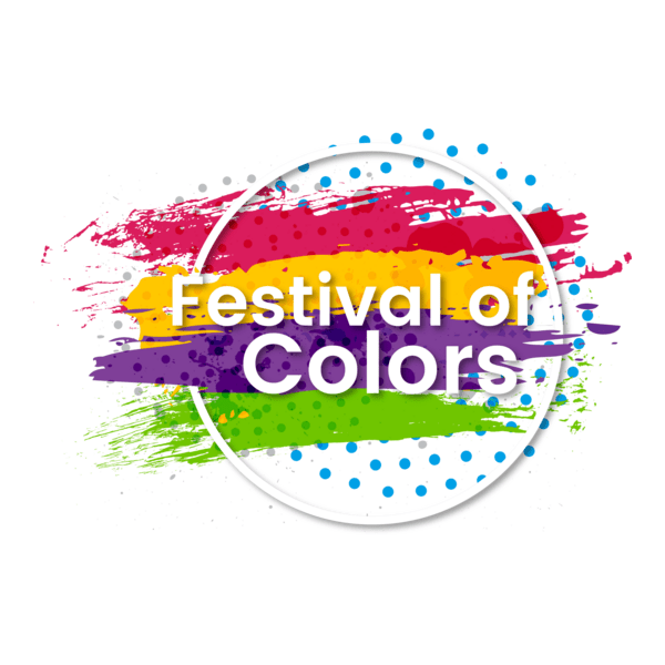 Festival of colors Logo PNG Vector