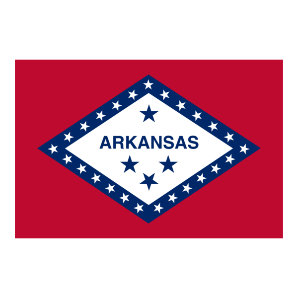 FLAG OF ARKANSAS Logo PNG Vector
