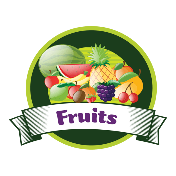 fruits Logo PNG Vector