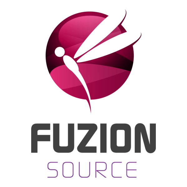 Fuzion source dragonfly Logo PNG Vector