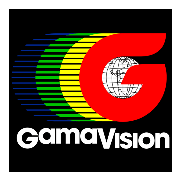 Gamavision primer fondo negro vertical Logo PNG Vector