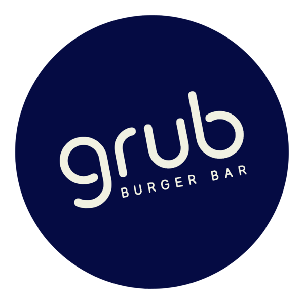 Grub Burger Bar Logo PNG Vector