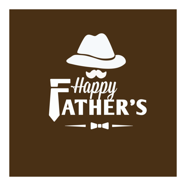 Happy Father's Day Logo PNG Vector
