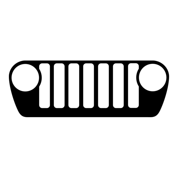 Jeep Wrangle JL Grill Logo PNG Vector
