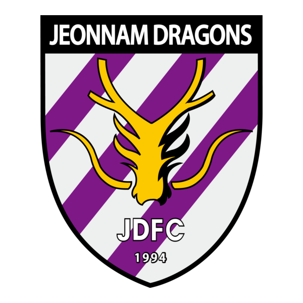K-League Jeonnam Dragons FC Logo PNG Vector