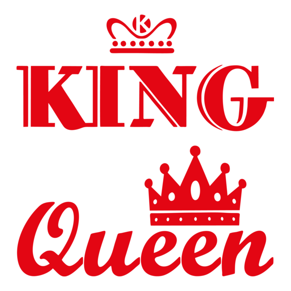 king & queen t-shirt Logo PNG Vector