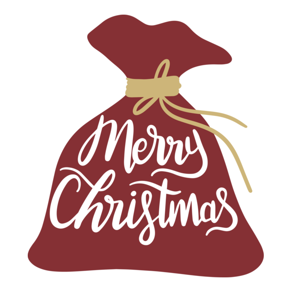 MERRY CHRISTMAS BAG Logo PNG Vector