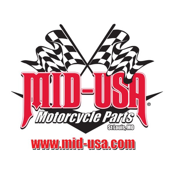 MID-USA Motorcycle Parts Logo PNG Vector