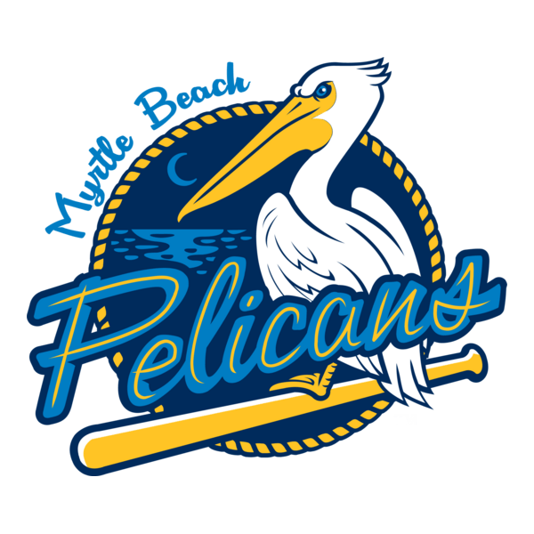 MYRTLE BEACH PELICANS Logo PNG Vector