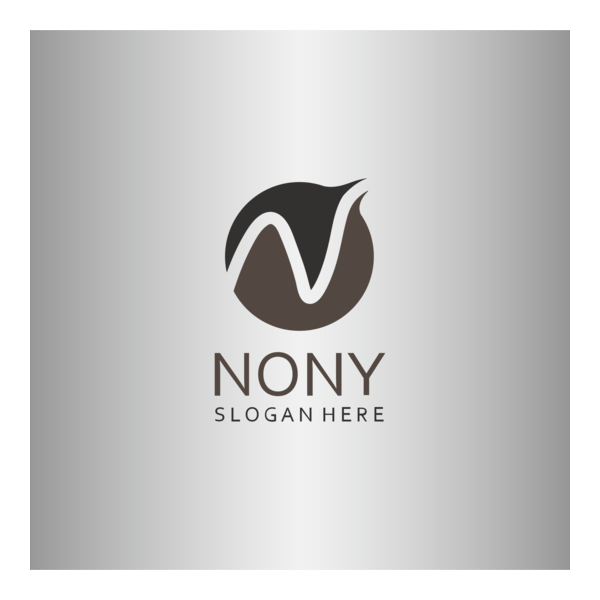 Nony Letter N Logo PNG Vector
