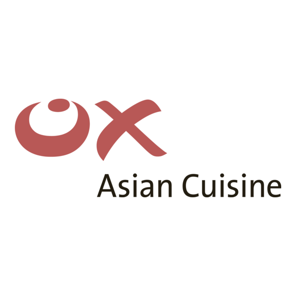 OX Asian Cuisine Logo PNG Vector