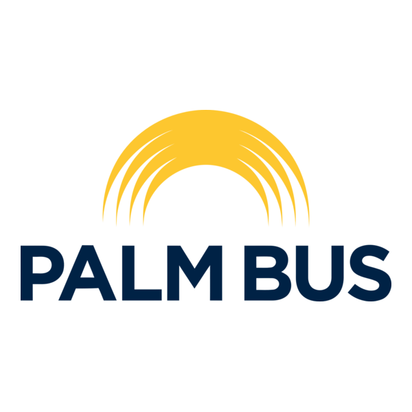Palm Bus Logo PNG Vector