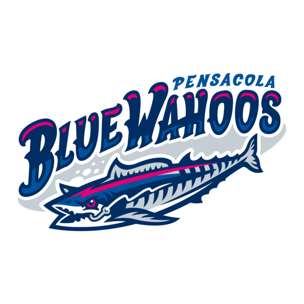 PENSACOLA BLUE WAHOOS Logo PNG Vector