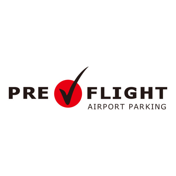 PreFlight Airport Parking Logo PNG Vector