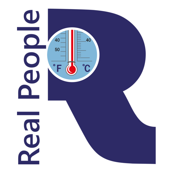 Real People Concept Logo PNG Vector