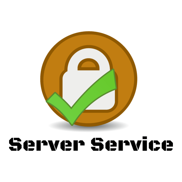 Server Service Logo PNG Vector