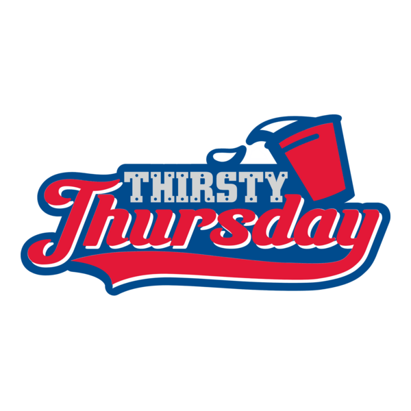 THIRSTY THURSDAY Logo PNG Vector