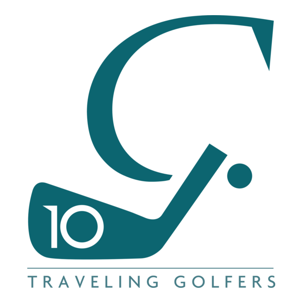 Traveling Golfer Logo PNG Vector