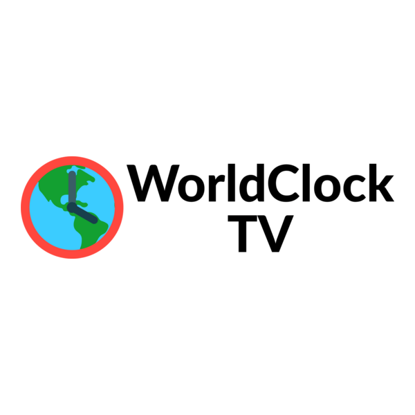 World Clock TV Logo PNG Vector