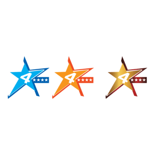 4 star Logo PNG Vector