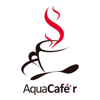 AquaCafe R Logo PNG Vector