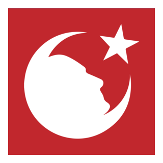 Atatürk Ay Yıldız Türk Bayrağı Logo PNG Vector