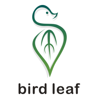 Bird leaf Logo PNG Vector