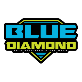 Blue Diamond Detailing Logo PNG Vector