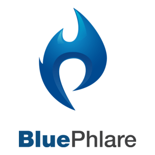 Blue Phlare Logo PNG Vector