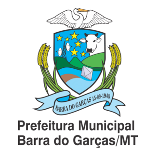 Brasão Barra do Garças MT Logo PNG Vector