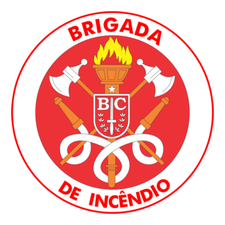 Brigada de Incêndio Bombeiro Profissional Civil Logo PNG Vector