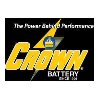 Crown Battery Logo PNG Vector