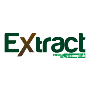 Extract Powered by Accomplish Logo PNG Vector