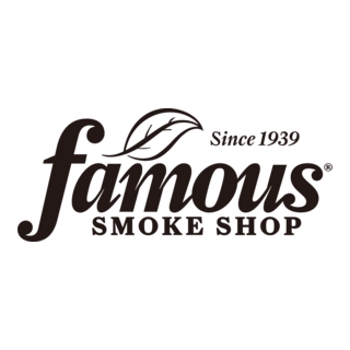 Famous Smoke Shop Logo PNG Vector