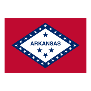 FLAG OF ARKANSAS Logo PNG Vector