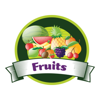 fruits Logo PNG Vector
