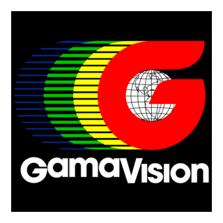 Gamavision primer fondo negro vertical Logo PNG Vector