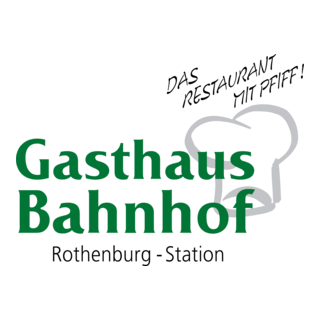 Gasthaus Bahnhof Logo PNG Vector