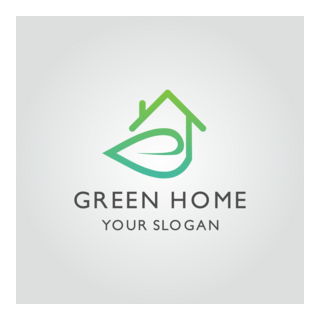 Green house Logo PNG Vector