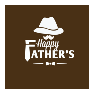 Happy Father's Day Logo PNG Vector