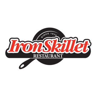 Iron Skillet Restaurant Logo PNG Vector